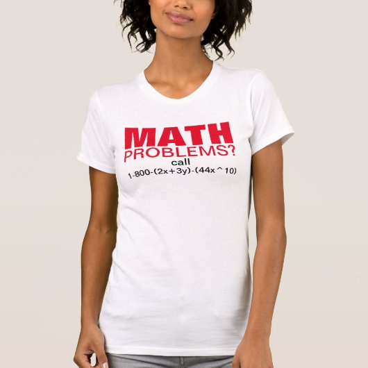 Lustiger Mathetutorwitz. Erhalten Sie Hilfe bei T-Shirt (Vorderseite)