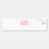 lustiger Mathewitz Autoaufkleber (Vorne)