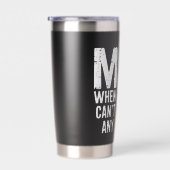 Lustiger MBA Master-Abschluss-Tag Thermobecher (Rechts)