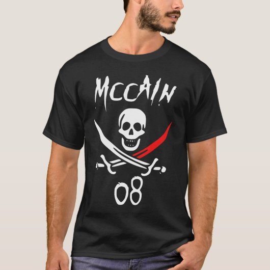 Lustiger McCAIN 08 {Blut-Spitze} T-Shirt (Vorderseite)