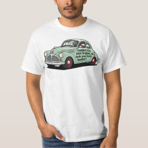 Lustiger Mechaniker konnte Bremsen des Autos nicht T-Shirt