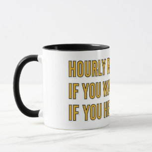 Lustiger Mechaniker-Stundensatz Humor Kaffeetasse