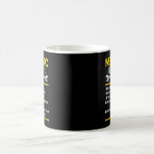 Lustiger Mechaniker Stundensatz Kaffeetasse (Mittel)