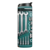 Lustiger Mechaniker Thermosbecher (Nach links gedreht)