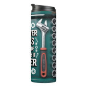 Lustiger Mechaniker Thermosbecher (Nach rechts gedreht)