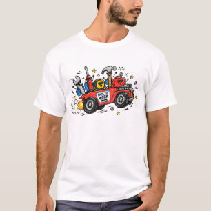 Lustiger Mechaniker Zurück an die Arbeit – Werkzeu T-Shirt