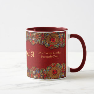 Lustiger Medievalist-Kaffee-Becher Runneth vorbei Tasse
