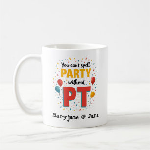Lustiger Medizin-Partyballon-Geschenk für Physioth Kaffeetasse