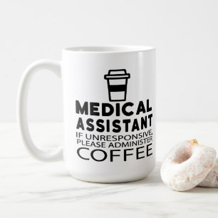 Lustiger Medizinischer Assistent Kaffee Liebhaber  Kaffeetasse