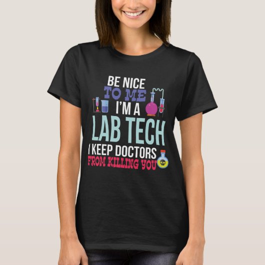 Lustiger medizinischer Labradortech-Shirt T-Shirt (Vorderseite)