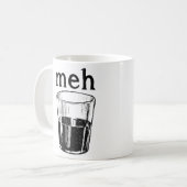 Lustiger Meh-Tasse Kaffeetasse (Vorderseite Links)