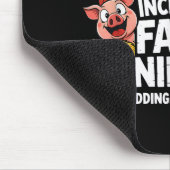 Lustiger Meine Leichenbilanz Enthält Nutztiere Mousepad (Ecke)
