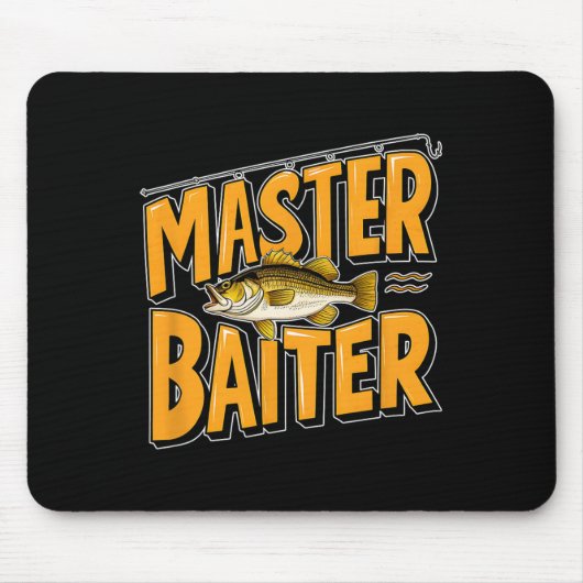 Lustiger Meister Byiter Fischen Perfekter Fischer Mousepad (Vorne)