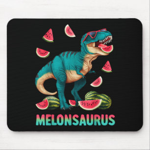 Lustiger Melonsaurus Wassermelone Dinosaurier T Re Mousepad