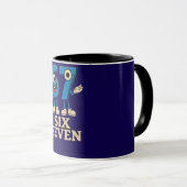 lustiger Meme 6 7 Tasse (VorderseiteRechts)