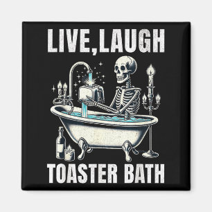 Lustiger Meme-Spruch Live Lachen Toaster Bad Gag E Magnet