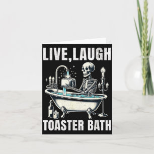 Lustiger Meme-Spruch Live Lachen Toaster Bad Gag K Karte