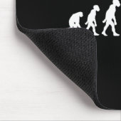 Lustiger Mensch Muay Thai Evolution Kickboxen Mma Mousepad (Ecke)