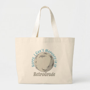 Lustiger Merkur-Retrograd Jumbo Stoffbeutel