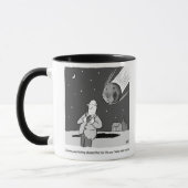Lustiger Meteor trifft Erde Katastrophe Tasse (Links)