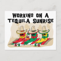 Lustiger mexikanischer Tequila-Sonnenaufgang