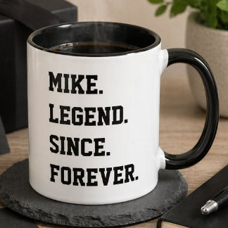 Lustiger Mike Legend Tasse | Personalisierter Name