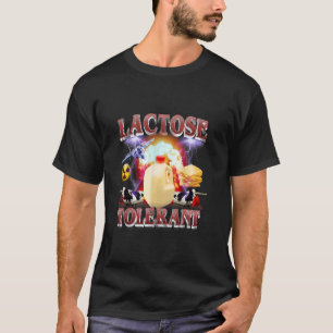 Lustiger Milch Lactose-Toleranter Meme-Kühe-Bauern T-Shirt
