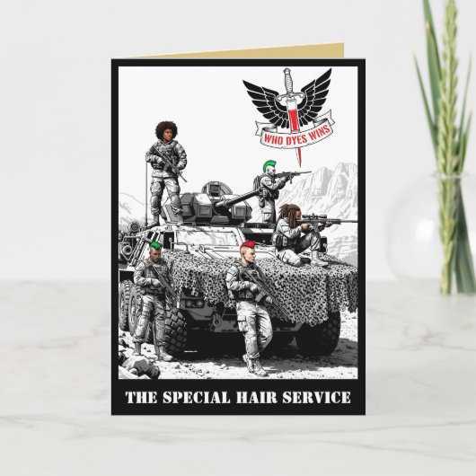 Lustiger Militärhumor-Spoof SAS Karte (Vorderseite)