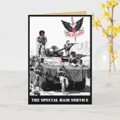 Lustiger militärischer Humor-Spoof SAS Karte (Gelbe Blume)