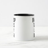Lustiger Militärruhestand Tasse (Zentrum)