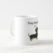 Lustiger Mini-Dackel-Mama-Mug-Geschenk Kaffeetasse (Vorderseite Links)
