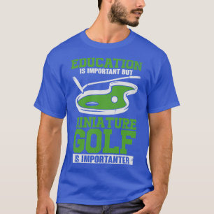 Lustiger Miniatur-Verrückter-Golf-Spieler T-Shirt