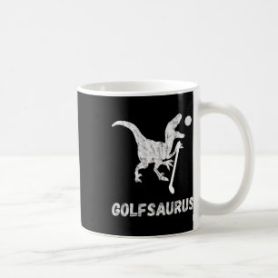Lustiger Minigolfspieler Golf Dinosaurier Golfer T Kaffeetasse