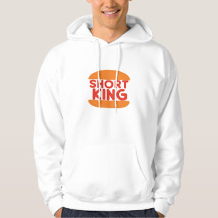 Lustiger minimaler Entwurf für den kurzen König Hoodie