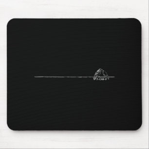 Lustiger Minimalistischer F-caw-f Gothic Rabe Dunk Mousepad