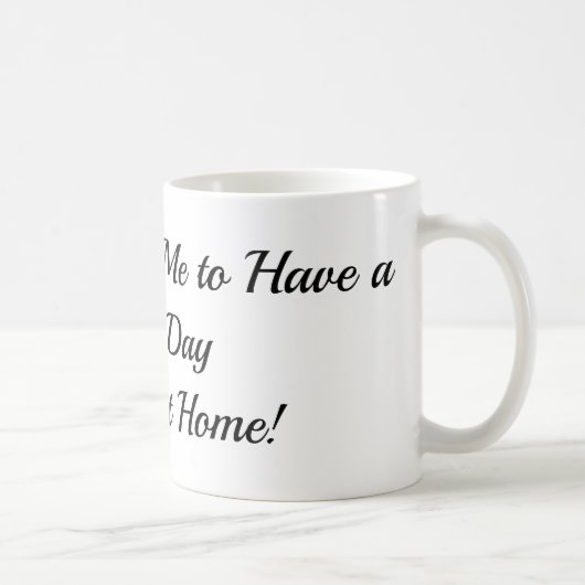 Lustiger Mitarbeiter 11oz Kaffeetasse (Rechts)