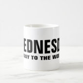 Lustiger Mittwoch Arbeitsbecher Kaffeetasse (Mittel)