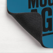 Lustiger Mogging-again-Meme Mousepad (Ecke)