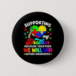 Lustiger Monat der Autismusaufklärung, Unterstützu Button