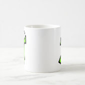 Lustiger Monogramm-Buchstabe J Kaffeetasse (Mittel)