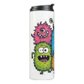Lustiger Monster-Bundle-Thermalbecher Thermosbecher (Nach links gedreht)