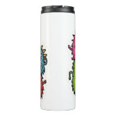 Lustiger Monster-Bundle-Thermalbecher Thermosbecher (Rückseite)