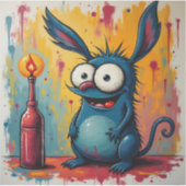Lustiger Monster Original Osaka Kunst Aufkleber (Vorderseite)