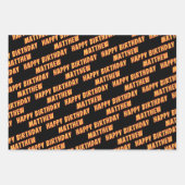 Lustiger Monstertruck-Geburtstag Geschenkpapier Set (Vorderseite 2)