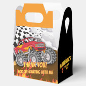 Lustiger Monstertruck-Geburtstag Geschenkschachtel (Geöffnet)