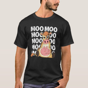 Lustiger Moo-Bauer Kuhliebhaber Farm Tier Süße Kuh T-Shirt