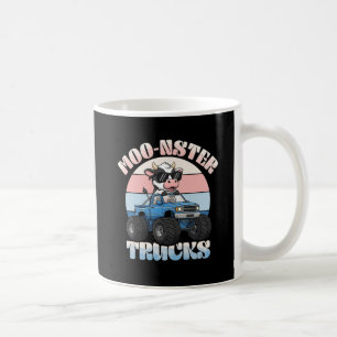Lustiger Moo-nster-Truck-Kuh-Monstertruck-Fahrer Kaffeetasse