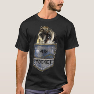 Lustiger Mops-Fan, Mops-Tasche-T-Shirt Hundeliebha T-Shirt