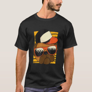 Lustiger Mops Hund Hunderasse Hund Bellt T-Shirt