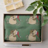 Lustiger Mops im Seidenpapier (Geschenk)